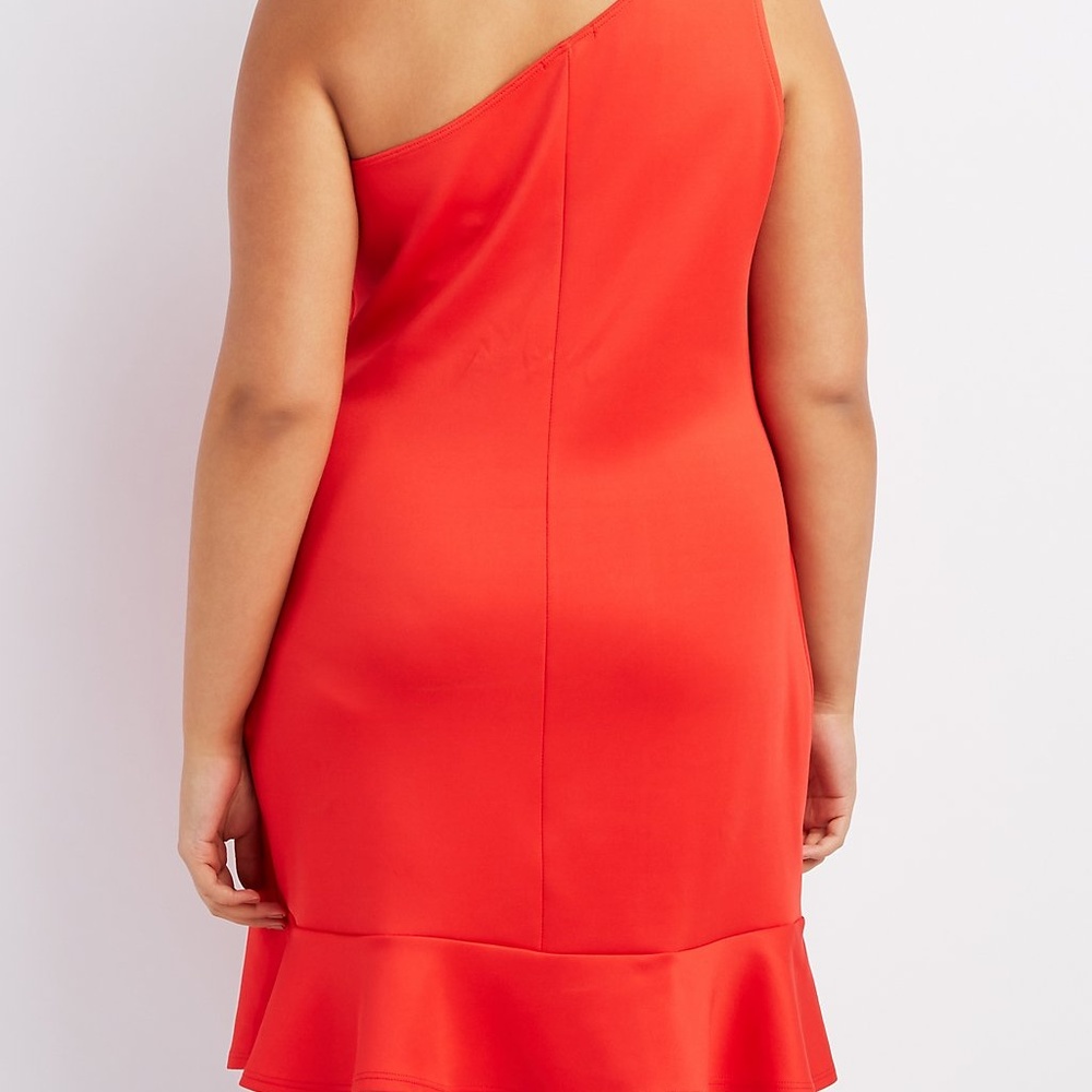 ๐HOST PICK๐Shoulder Ruffle-Trim Bodycon - Picture 2 of 4